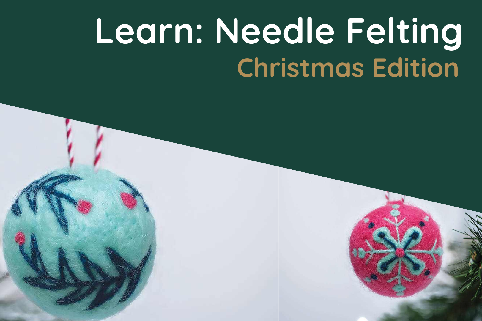 Learn Christmas Needle Felting Congleton Museum